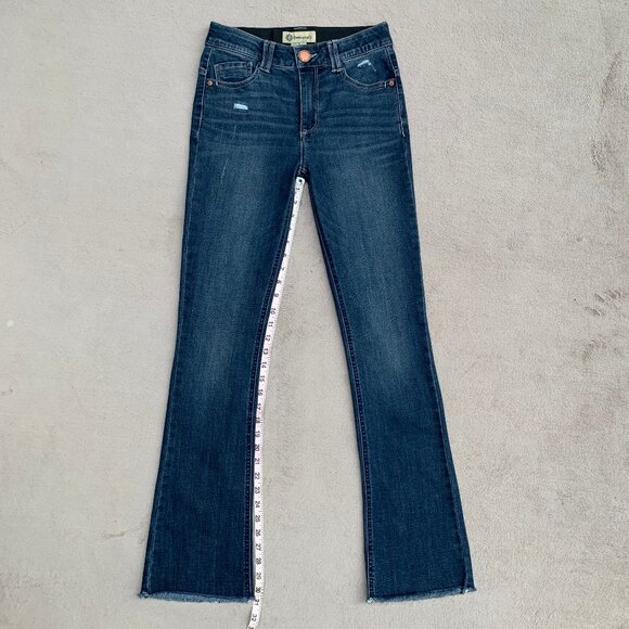 Democracy Women's Boot Cut Jeans - Dark Blue - Picture 10 of 14